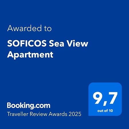 Soficos Sea View Apartment Návpaktosz Kültér fotó
